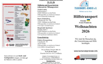 Unser aktueller Weihnachtstransport 2026